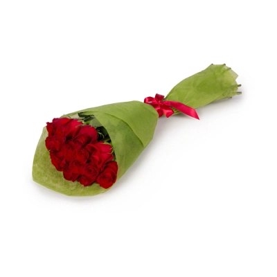 Букет из красных роз в фетре Чаплыгин Липецкая область
