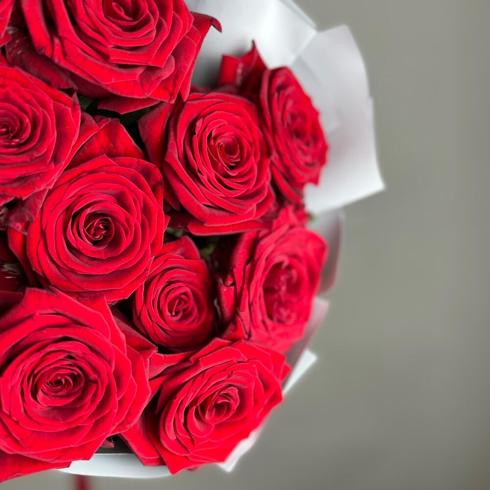 Букет «Красный бархат» – роскошь эквадорских роз Чаплыгин Липецкая область